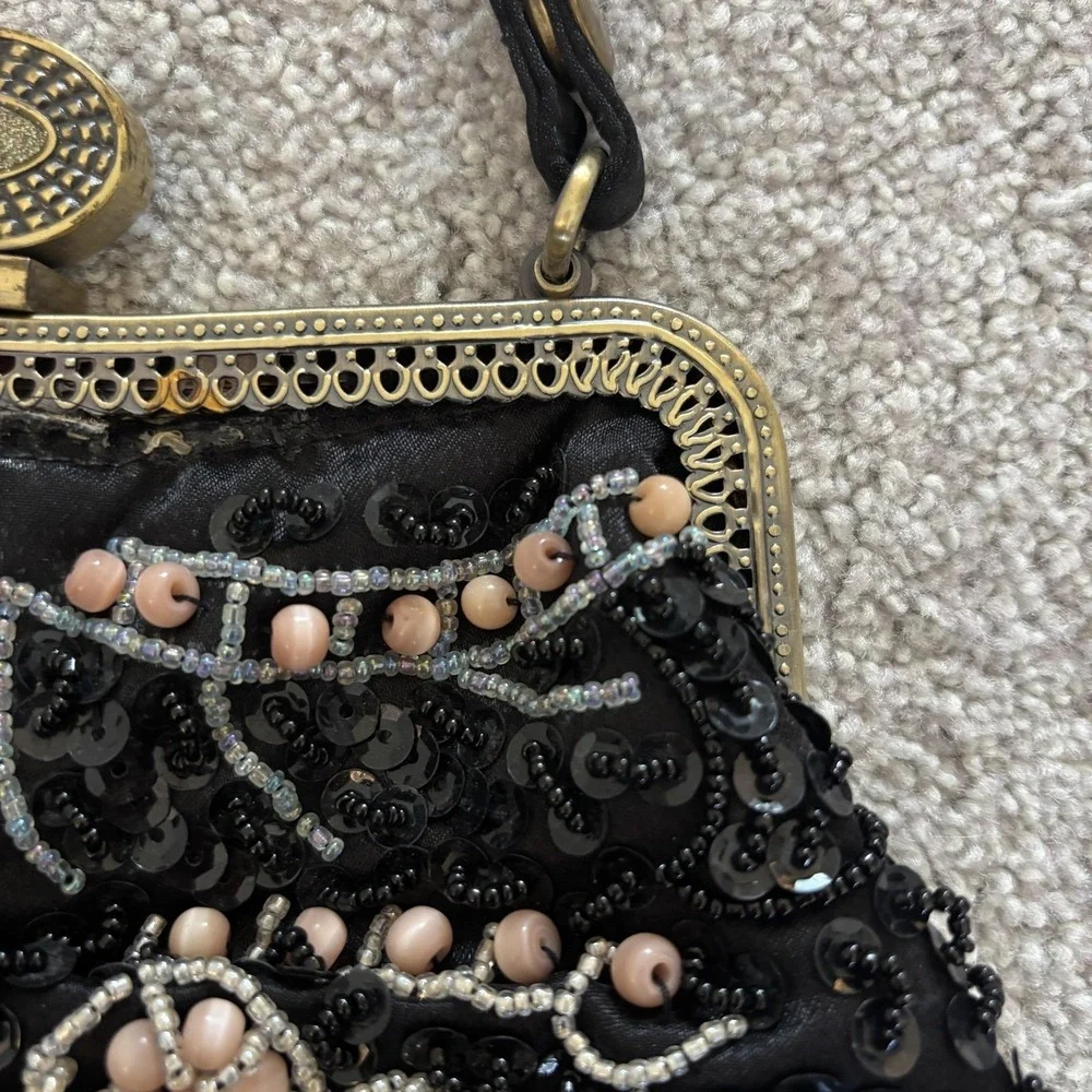 Womens Whimsigoth Beaded Floral Evening Bag Fairy Grunge Formal HOCO Renfaire